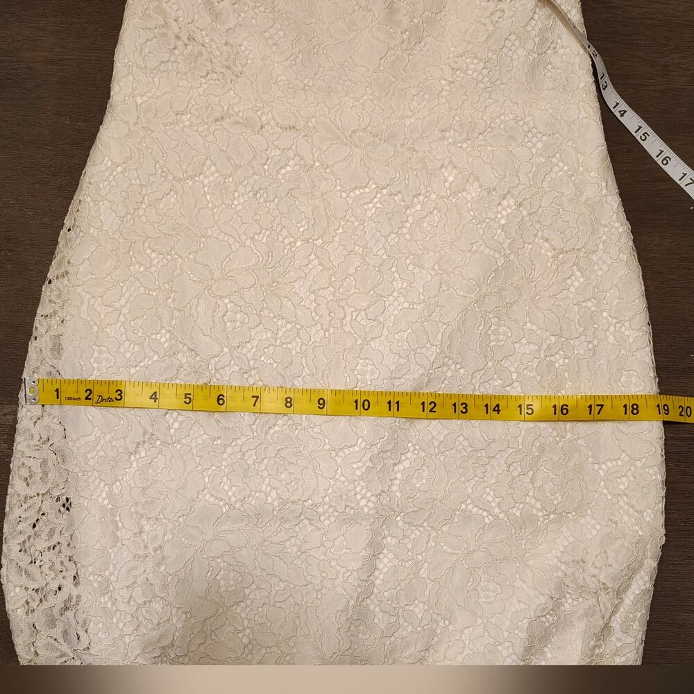 NEW Jenny Yoo Harley Dress Ivory Lace Boned Bodice Bridal Gown Size 8 - Picture 9 of 16